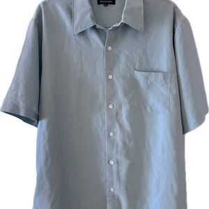 Brandini Short Sleeve Rayon-blend Button Down Shirt Size XL- NWT